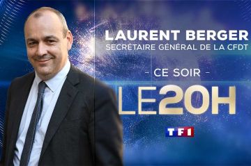 Laurent Berger invité du 20H de TF1 ce vendredi 14 avril 2023