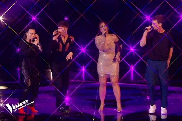 Replay “The Voice” : Doryan Ben, Mary Milton, Vike &amp; Amel Bent chantent « Kiss » de Prince (vidéo)