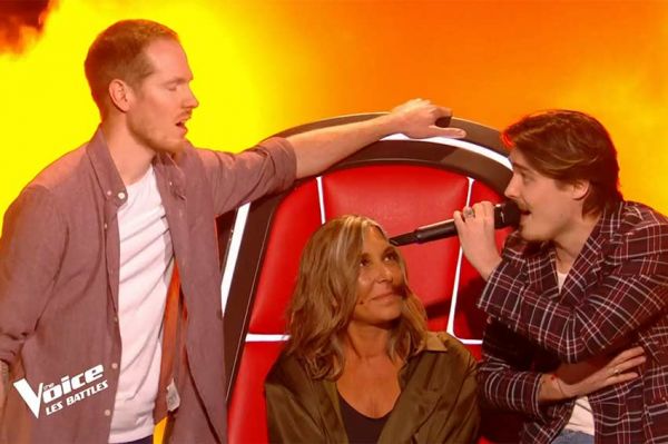 "The Voice" : Thomas Larose et Robin chantent « Il est où le bonheur » de Christophe Maé - Vidéo