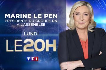 Marine Le Pen invitée du Journal de 20 Heures de TF1 ce lundi 5 février 2024