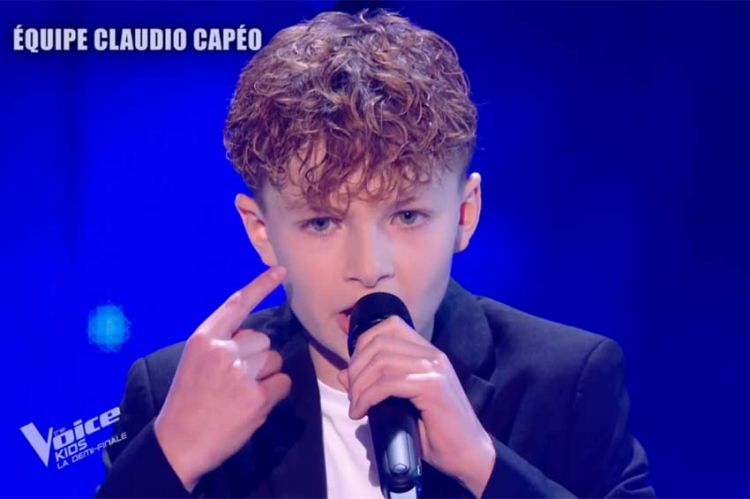 Replay &quot;The Voice Kids&quot; : Louis D chante &quot;Ma gueule&quot; de Johnny Hallyday (vidéo)