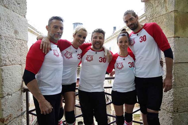 “Fort Boyard” le 22 juin sur France 2 : équipe « Sourire à la vie » avec Bruno Guillon & Camille Lacourt