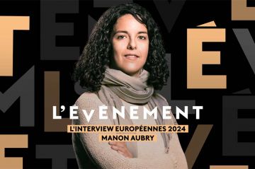 &quot;L&#039;Événement l&#039;interview&quot; reçoit Manon Aubry ce mardi 9 avril 2024 sur France 2