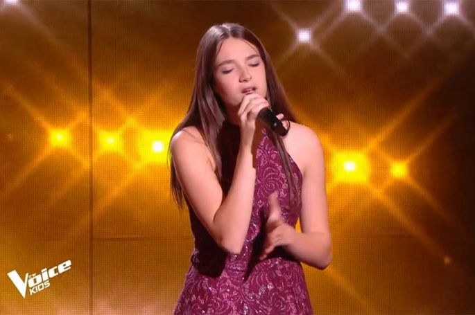 &quot;The Voice Kids&quot; : L&#039;audition de Jade qui va chanter &quot;All By Myself&quot; de Céline Dion mardi 18 juillet 2023 sur TF1 - Vidéo