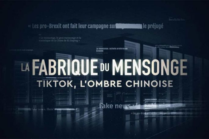 &quot;La fabrique du mensonge : TikTok, l'ombre chinoise&quot; dimanche 3 décembre 2023 sur France 5 - Vidéo