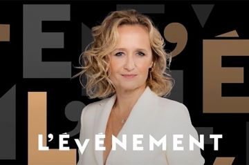 Les invités de L&#039;Événement - Européennes 2024 jeudi 16 mai 2024 sur France 2 avec Caroline Roux