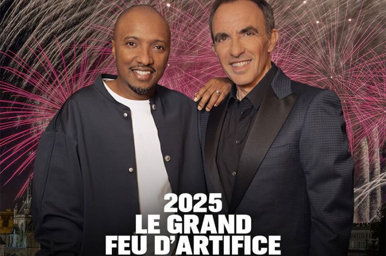 2025 Le grand feu d'artifice avec Soprano & Nikos Aliagas au château de Chantilly mardi 31 décembre sur TF1