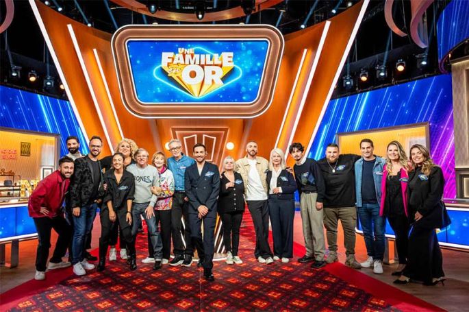 "Une famille en or" spéciale célébrités samedi 2 août 2025 sur TF1, les participants