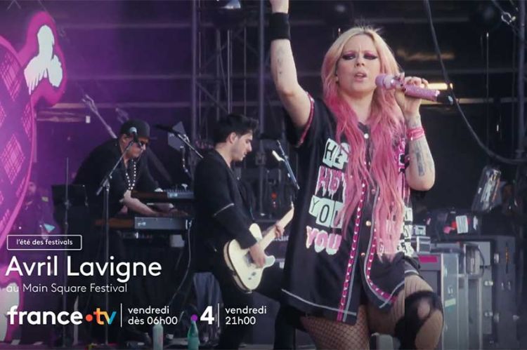 Avril Lavigne au Main Square Festival diffusé sur France 4 vendredi 4 juillet 2025