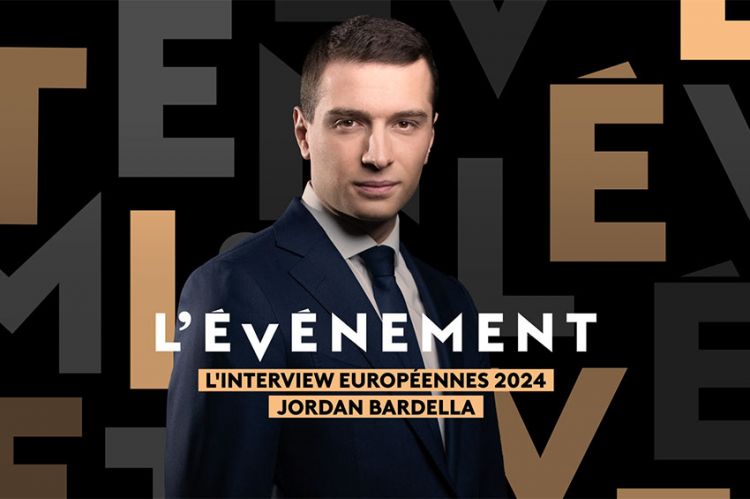 "L'Événement l'interview" reçoit Jordan Bardella ce jeudi 4 avril 2024 sur France 2