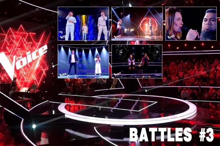 Replay “The Voice” samedi 21 mars : voici les 5 Battles de la 3ème soirée (vidéo)