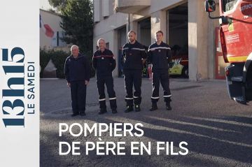 "13h15 le samedi" avec la famille Volpe, pompiers de père en fils ce 24 mai 2025 sur France 2