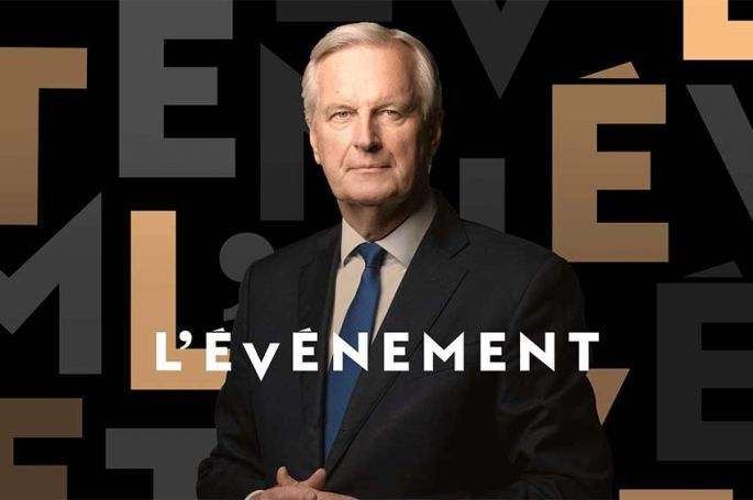 Michel Barnier invité de &quot;L’Événement&quot; jeudi 3 octobre sur France 2 à partir de 20:45