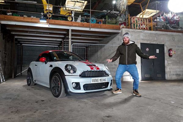 Restauration d&#039;une Mini John Cooper Works Coupe R58 dans &quot;Vintage Mecanic&quot; sur RMC Découverte mardi 4 novembre 2025