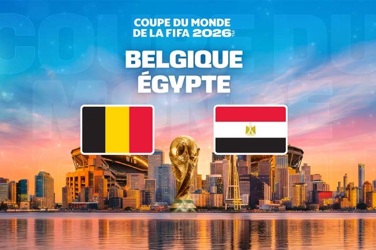 Coupe du Monde : Belgique / Égypte en direct sur M6 lundi 15 juin 2026