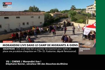 VU le zapping TV du 18 novembre 2022 : Visite du camp des migrants (vidéo)