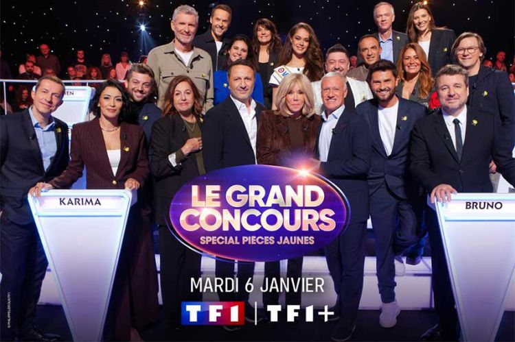 "Le Grand Concours" au profit des Pièces Jaunes mardi 6 janvier 2026 sur TF1, les invités d'Arthur