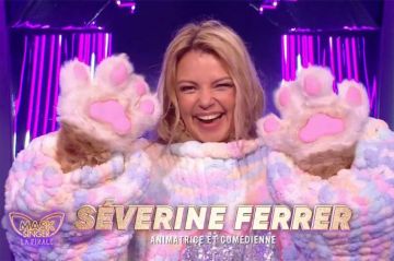 &quot;Mask Singer&quot; : le chaton était... Séverine Ferrer ! Regardez son démasquage (vidéo)