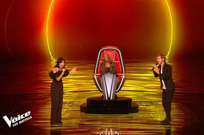 &quot;The Voice&quot; : Jade et Ivann P chantent « Je te promets » de Johnny Hallyday - Vidéo