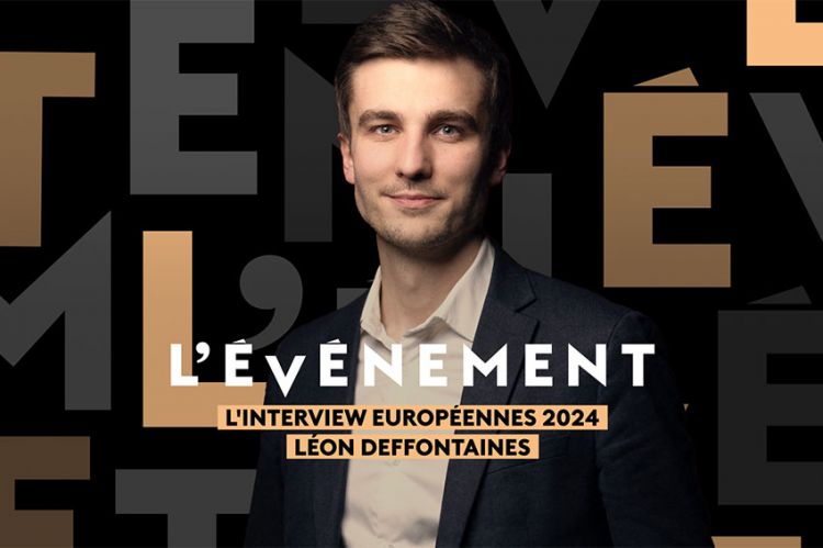&quot;L'Événement l'interview&quot; reçoit Léon Deffontaines ce mardi 19 mars 2024 sur France 2