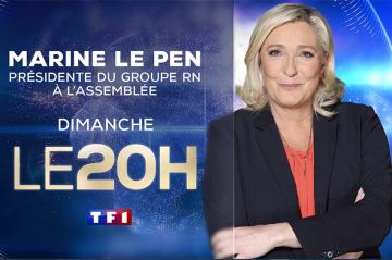 Marine Le Pen invité du 20 Heures de TF1 dimanche 23 octobre 2022
