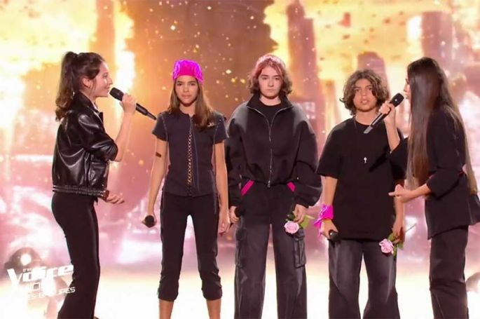 Replay "The Voice Kids" : Lila, Jeanne, Ambre, Juliette et Jude interprètent « Chanter » de Florent Pagny (vidéo)
