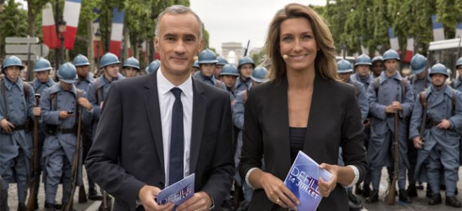 Audience : le défilé du 14 juillet suivi 4,1 millions de téléspectateurs sur TF1