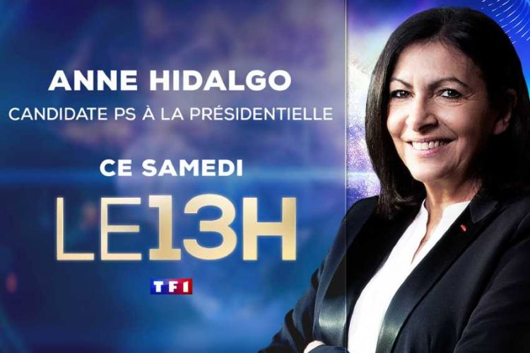 Anne Hidalgo sera l'invitée du JT de 13H de TF1 samedi 20 novembre