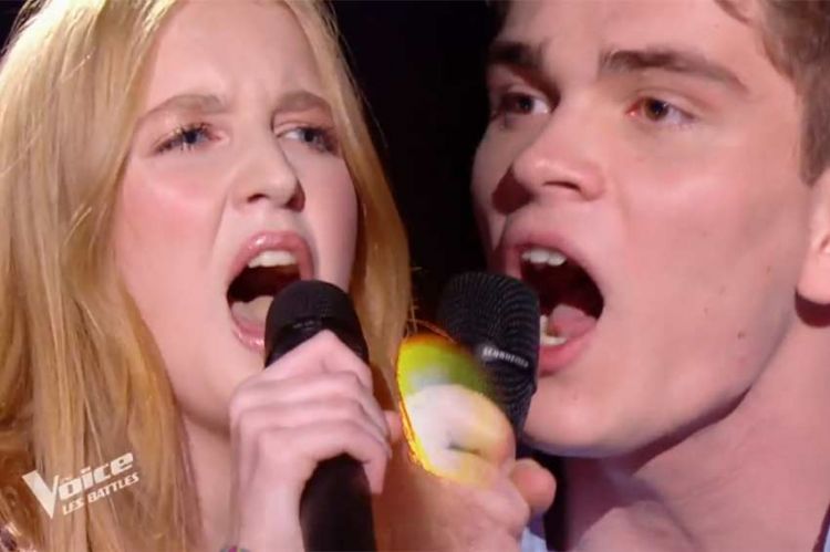 "The Voice" : Ambre Ever et Alphonse chantent "Bravo, tu as gagné" de Mireille Mathieu en Battle - Vidéo