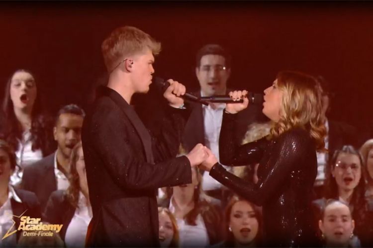 Replay "Star Academy" : Marine et Charles chantent "Vivre pour le meilleur" de Johnny Hallyday (vidéo)