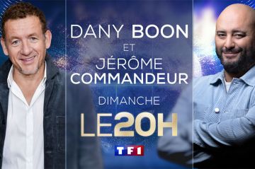 Dany Boon et Jérôme Commandeur invités du JT de 20H de TF1 dimanche 11 février 2024