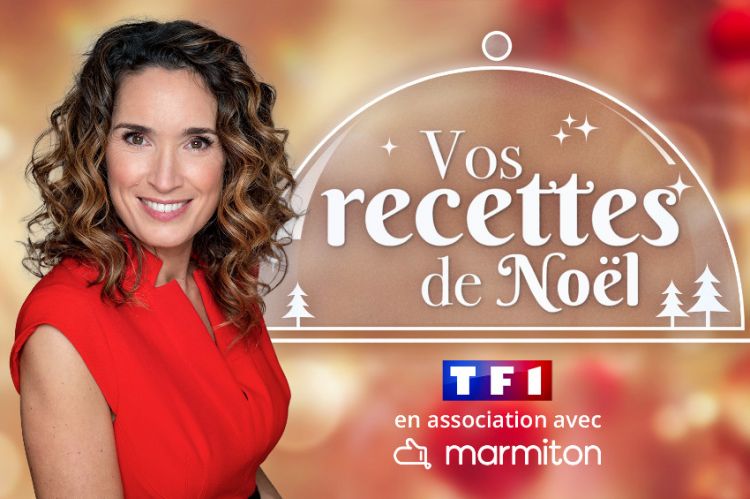 Marie-Sophie Lacarrau lance l'opération « Vos recettes de Noël » dans le 13H de TF1