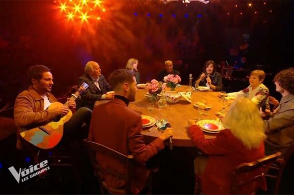 Replay "The Voice" : Gaël, Khénoah, Sorenza et Etienne chantent "Les vieux" de Jacques Brel (vidéo)