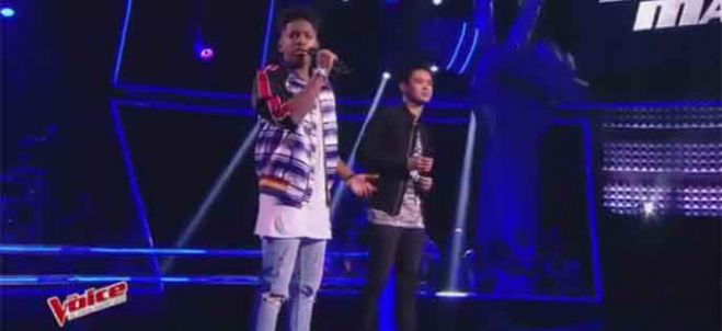 Replay “The Voice” : Battle Lisandro / Angelo Powers « Runnin’ » de Beyoncé (vidéo)