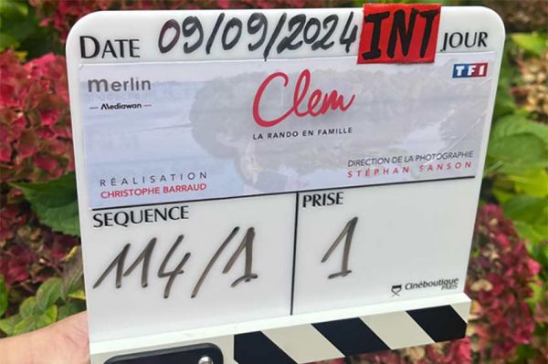 Un épisode de &quot;Clem&quot; en tournage pour TF1 en bretagne avec Lucie Lucas