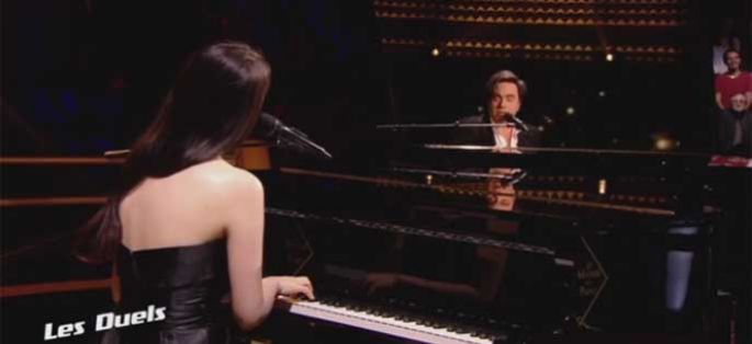 Replay “The Voice” : duel Ubare / Fréderic Longbois « Puisque vous partez en voyage » (vidéo)