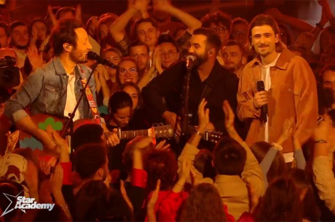 Replay &quot;Star Academy&quot; : Pierre, Vianney &amp; Kendji Girac chantent &quot;Le feu&quot; - Vidéo