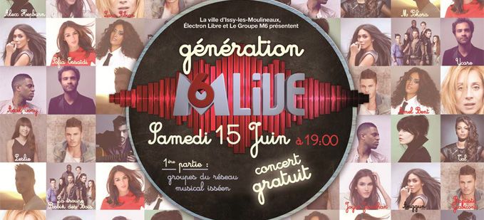 Concert gratuit “Génération M6 Live” samedi 15 juin à Issy-les-Moulineaux : les artistes invités