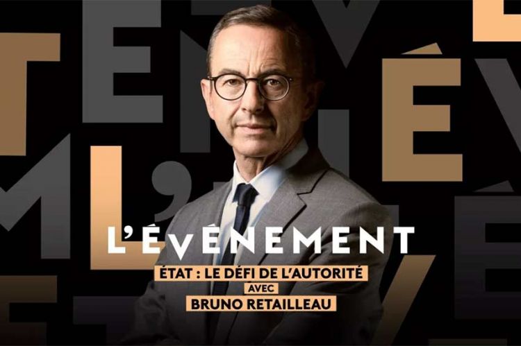 "L’Événement - Etat : le défi de l'autorité" avec Bruno Retailleau jeudi 3 avril 2025 sur France 2