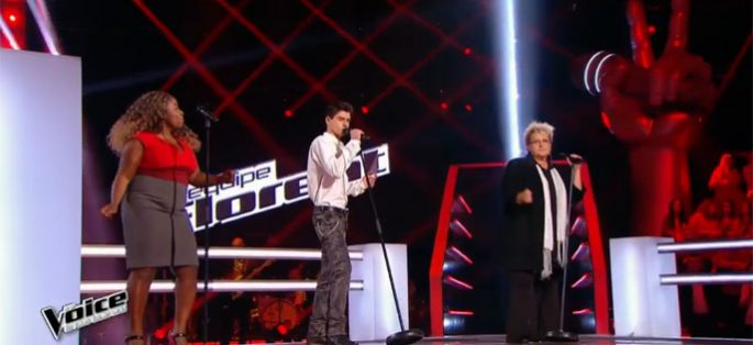 Replay “The Voice” : La Battle Ketlyn / Olympe / David sur « Toute la musique que j’aime » (vidéo)