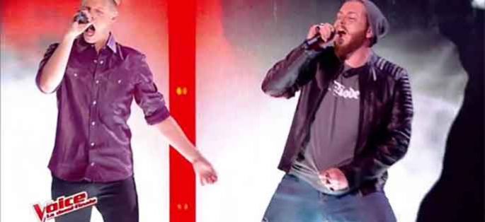 Replay “The Voice” : Matthieu &amp; Nicola Cavallaro chantent « Way Down We Go » de Kaleo (vidéo)