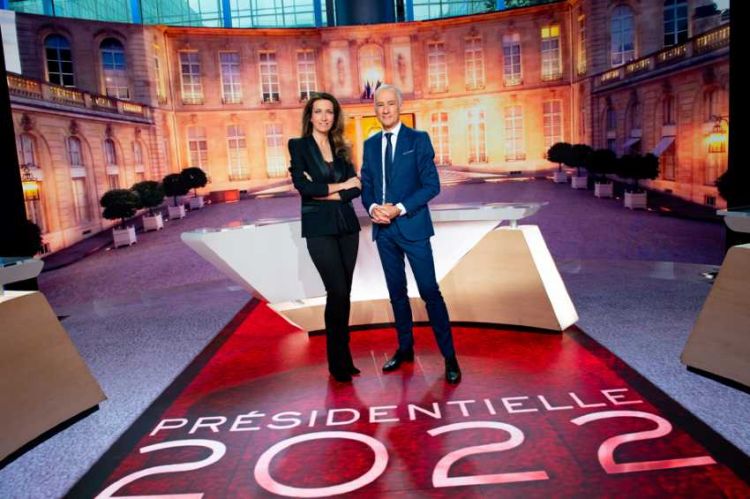 1er tour de la présidentielle : le dispositif de TF1 & les invités d'Anne-Claire Coudray et Gilles Bouleau
