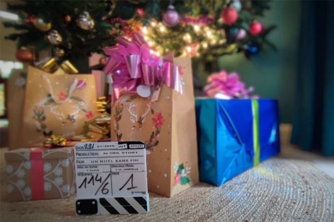 &quot;Un Noël sans fin&quot; en tournage pour TF1 avec François-Xavier Demaison et Caroline Anglade