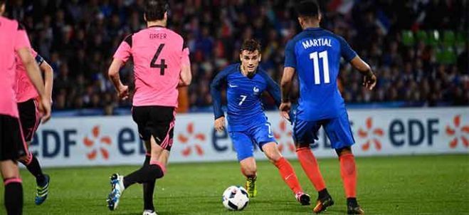 Football : le match France / Ecosse suivi par 6,3 millions de téléspectateurs sur TF1