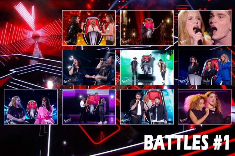 "The Voice" samedi 6 avril 2024 : Voici les 10 Battles de la soirée et les talents qualifiés - Vidéo
