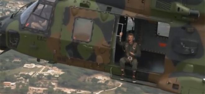 1ères images du duel  hélicoptère contre Porsche dimanche dans “Automoto” sur TF1 (vidéo)