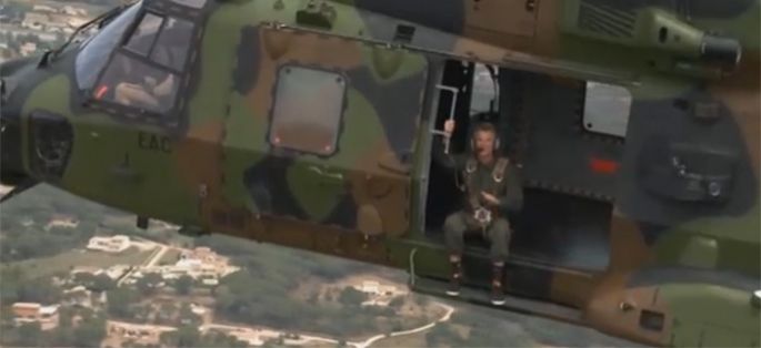 1ères images du duel  hélicoptère contre Porsche dimanche dans “Automoto” sur TF1 (vidéo)