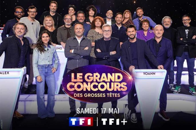 &quot;Le Grand Concours&quot; des Grosses Têtes samedi 17 mai 2025 sur TF1, les participants