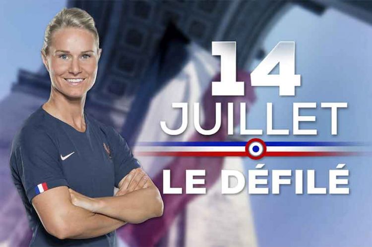 Amandine Henry invitée « fil rouge » de TF1 pour le défilé du 14 juillet