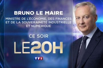 Bruno Le Maire invité du JT de 20H de TF1 ce dimanche 21 janvier 2024